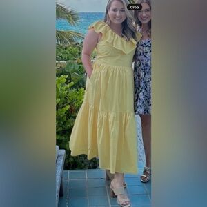 yellow Hyacinth House Josie Maxi Dress